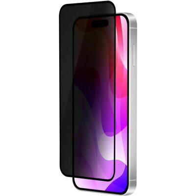 Protecteur d'Écran Privacy en Verre Eco Qdos pour iPhone 16 Plus / 15 Plus Protecteur d'Écran Privacy en Verre Eco Qdos pour iPhone 16 Plus / 15 Plus