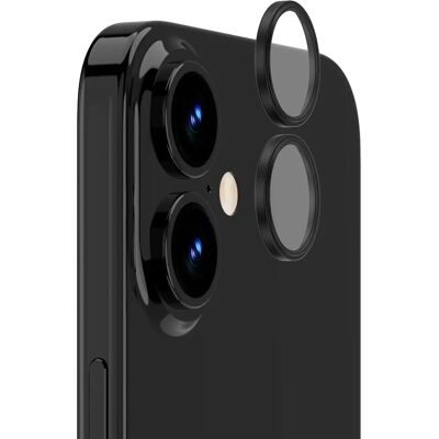 Qdos OptiRings Kameraobjektivschutz für iPhone 16 / 16 Plus - Schwarz Qdos OptiRings Kameraobjektivschutz für iPhone 16 / 16 Plus - Schwarz