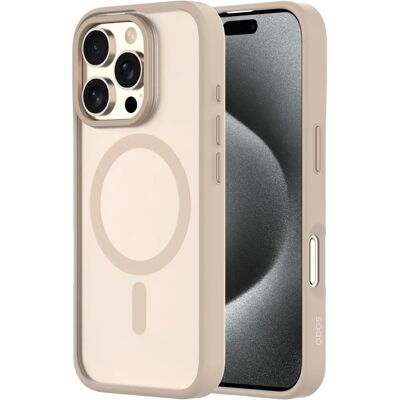 Qdos iPhone 16 Pro Max Case Desert Titanium - Soft + Snap, MagSafe Qdos iPhone 16 Pro Max Case Desert Titanium - Soft + Snap, MagSafe