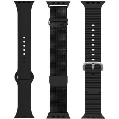 QDOS - Apple Watch Strap Bundle - Preto - Watch Strap Bundle QDOS - Apple Watch Strap Bundle - Preto - Watch Strap Bundle