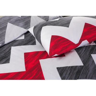 HomeSpace Direct Zig Zag Stripe Bedding Duvet Cover Set - Bedding Set HomeSpace Direct Zig Zag Stripe Bedding Duvet Cover Set - Bedding Set