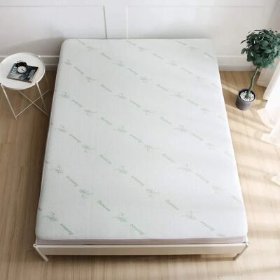 HomeSpace Direct Super King Bamboo Waterproof Mattress Protector - Mattress Protector HomeSpace Direct Super King Bamboo Waterproof Mattress Protector - Mattress Protector