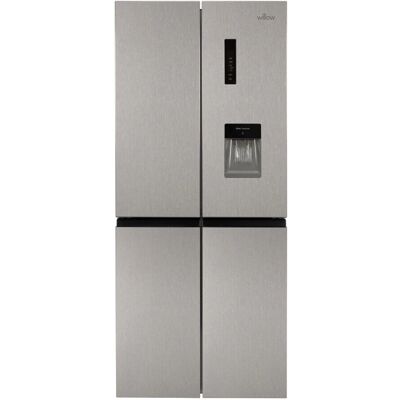 Willow Appliances - 415L Silver American Fridge Freezer Willow Appliances - 415L Silver American Fridge Freezer