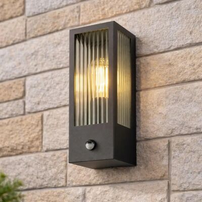 CGC Lighting EU - Exterior E27 Crystal Black PIR - Crystal glass - PIR sensor - Outdoor light CGC Lighting EU - Exterior E27 Crystal Black PIR - Crystal glass - PIR sensor - Outdoor light