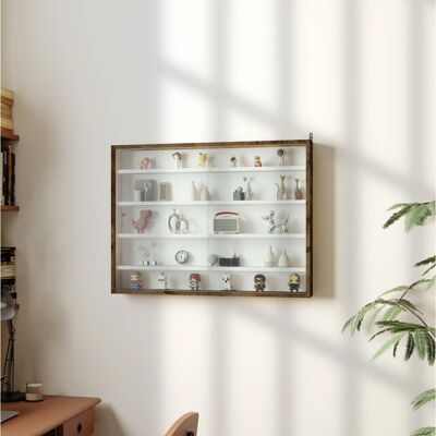 HOMCOM 5-Tier Wall Display Shelf - Wall Display Shelf HOMCOM 5-Tier Wall Display Shelf - Wall Display Shelf