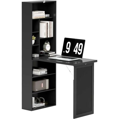 HOMCOM Black Convertible Desk - Desk HOMCOM Black Convertible Desk - Desk