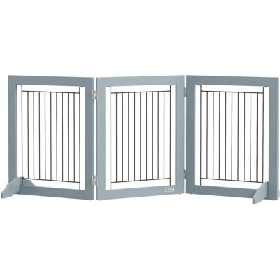 PawHut Foldable Wooden Pet Gate - 3 panels - 2 feet - small-dog - Pet Gate PawHut Foldable Wooden Pet Gate - 3 panels - 2 feet - small-dog - Pet Gate