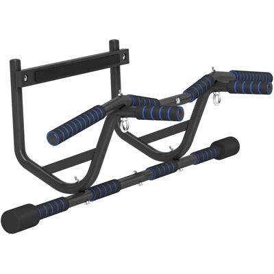 SPORTNOW Multi-Grip Pull Up Bar - Pull Up Bar Doorway with Non-Slip Grips SPORTNOW Multi-Grip Pull Up Bar - Pull Up Bar Doorway with Non-Slip Grips