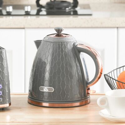 HOMCOM Electric Kettle - 1.7L, Grey - Electric Kettle HOMCOM Electric Kettle - 1.7L, Grey - Electric Kettle