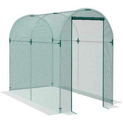 Outsunny - Fruit Cage - 1.2x2.4x1.9m - Green Outsunny - Fruit Cage - 1.2x2.4x1.9m - Green