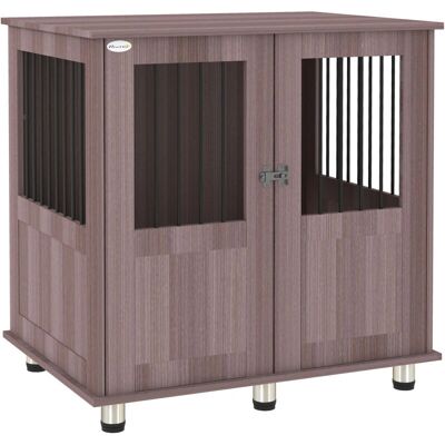 PawHut - Dog Crate Kennel - Indoor End Table - Purple PawHut - Dog Crate Kennel - Indoor End Table - Purple