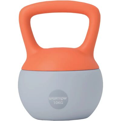 SPORTNOW - Kettlebell 10kg - Orange - Non-Slip - Kettlebell SPORTNOW - Kettlebell 10kg - Orange - Non-Slip - Kettlebell