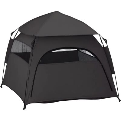 PawHut - Foldable Dog Cat Tent - Grey - Waterproof PawHut - Foldable Dog Cat Tent - Grey - Waterproof