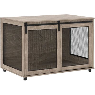 PawHut - Dog Crate Furniture - Walnut Brown PawHut - Dog Crate Furniture - Walnut Brown