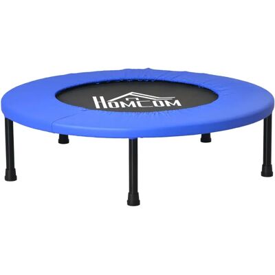 HOMCOM Φ81cm Fitness Trampoline - Exercise - Blue Black HOMCOM Φ81cm Fitness Trampoline - Exercise - Blue Black