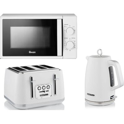 Swan - Elegance White - 4 Slice - 700W - Kitchen set Swan - Elegance White - 4 Slice - 700W - Kitchen set