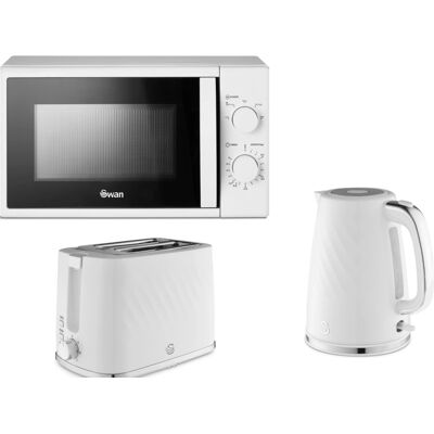 Swan Windsor - White - Kitchen appliance set Swan Windsor - White - Kitchen appliance set