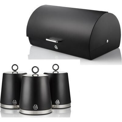 Swan - Serenity - Black - Kitchen Storage Set Swan - Serenity - Black - Kitchen Storage Set