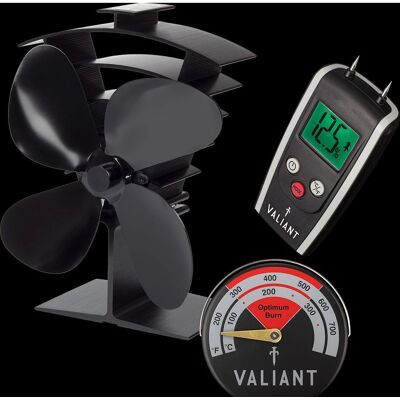 Valiant Premium IV - red - stove fan Valiant Premium IV - red - stove fan