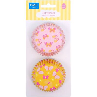PME - EA24BC007 - Papillons - Folié - Caissettes à cupcakes PME - EA24BC007 - Papillons - Folié - Caissettes à cupcakes