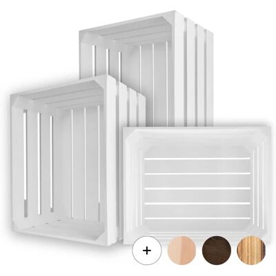 Boîte de rangement en bois blanc IKEA 50x40x30cm - Boîte de stockage - Publicité Boîte de rangement en bois blanc IKEA 50x40x30cm - Boîte de stockage - Publicité