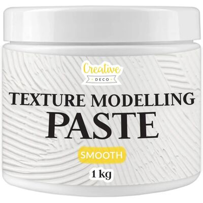 Creative Deco Pâte Texture Blanche 1 kg - Art & Artisanat Creative Deco Pâte Texture Blanche 1 kg - Art & Artisanat