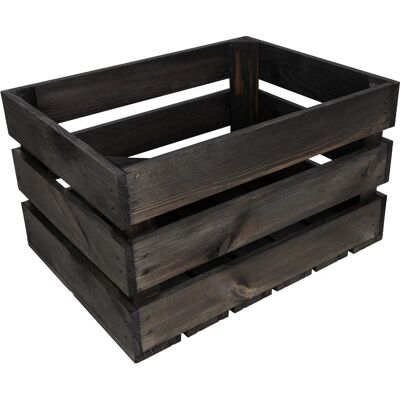 Creative Deco - Crate - Black - 40x30x23 cm - Crate Creative Deco - Crate - Black - 40x30x23 cm - Crate
