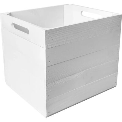 Creative Deco 4 White Wooden Storage Boxes - Vintage Style Creative Deco 4 White Wooden Storage Boxes - Vintage Style