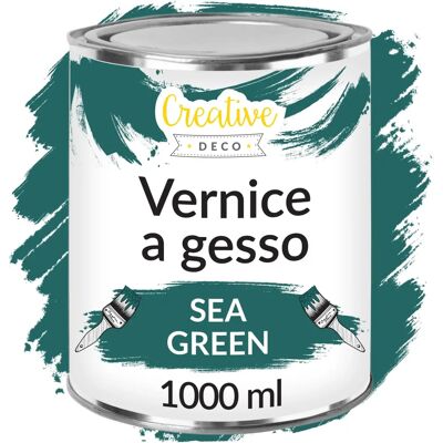 Creative Deco Verde Água 1L Tinta de Giz - Restauro Móveis Creative Deco Verde Água 1L Tinta de Giz - Restauro Móveis