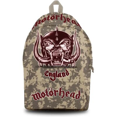 Rock Sax Motorhead England Black Backpack - Backpack Rock Sax Motorhead England Black Backpack - Backpack