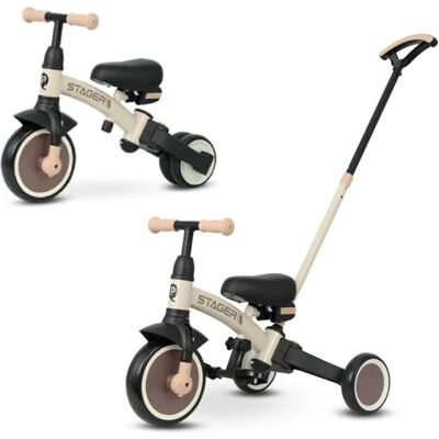QPlay Braun 3-in-1 Tricycle & Balance Bike - für Kinder QPlay Braun 3-in-1 Tricycle & Balance Bike - für Kinder