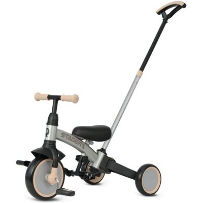 QPLAY Srebrny 3-w-1 Trójkołowiec dla dzieci i rower balansowy QPLAY Srebrny 3-w-1 Trójkołowiec dla dzieci i rower balansowy