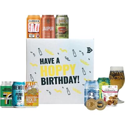 BEERHUNTER - World IPA - Hoppy Birthday - Gift Box - Beer BEERHUNTER - World IPA - Hoppy Birthday - Gift Box - Beer