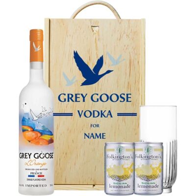 Grey Goose L'Orange 70cl Vodka Gift Set Grey Goose L'Orange 70cl Vodka Gift Set