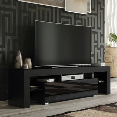 Creative Labs - TV Unit 160cm - Black Gloss - Doors - TV unit Creative Labs - TV Unit 160cm - Black Gloss - Doors - TV unit
