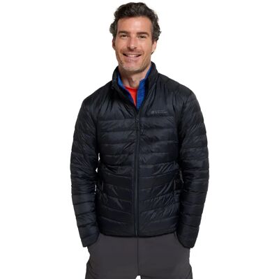Mountain Warehouse Federleichte Daunenjacke - Wasserabweisender Wintermantel - Schwarz - Jacke Mountain Warehouse Federleichte Daunenjacke - Wasserabweisender Wintermantel - Schwarz - Jacke