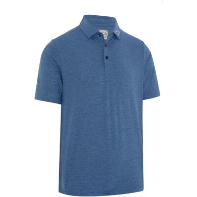 Callaway Golf Herren Peacoat Jacquard Feuchtigkeitsableitendes Polo Callaway Golf Herren Peacoat Jacquard Feuchtigkeitsableitendes Polo