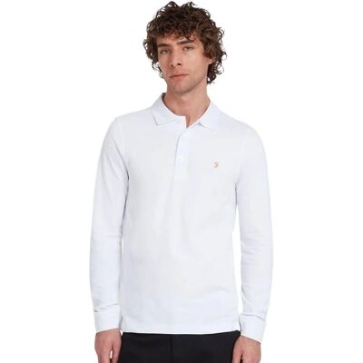 Farah Blanes Organic Cotton Long Sleeve Polo Shirt - Polo shirt Farah Blanes Organic Cotton Long Sleeve Polo Shirt - Polo shirt