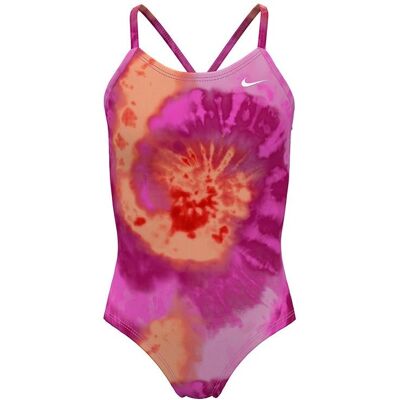 Nike - Tie Dye Crossback - Fierce Pink - Large - Swimsuit Nike - Tie Dye Crossback - Fierce Pink - Large - Swimsuit