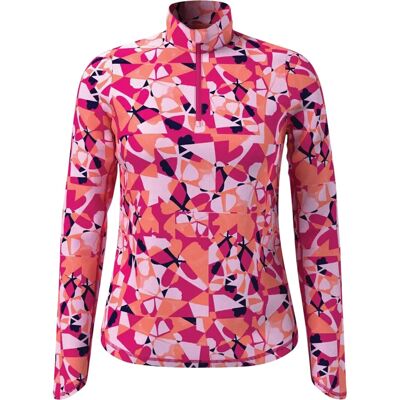 Callaway Geometric Floral Print Pink Kapuzenpullover - Golfbekleidung Callaway Geometric Floral Print Pink Kapuzenpullover - Golfbekleidung