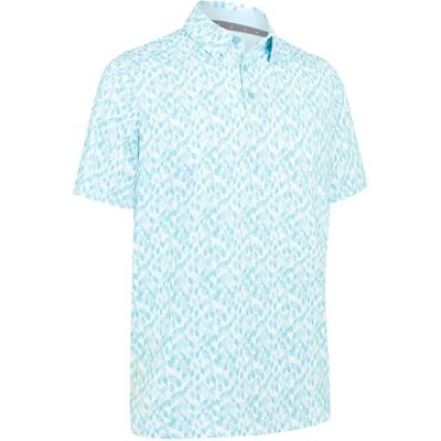 Callaway Golf 2025 Kaleidoscope Chev Polo évacuant l'humidité - Polo de golf - Publicité Callaway Golf 2025 Kaleidoscope Chev Polo évacuant l'humidité - Polo de golf - Publicité