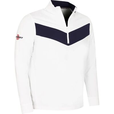 Callaway Odyssey 1/4 Zip Weiß Golfpullover - Golf Pullover Callaway Odyssey 1/4 Zip Weiß Golfpullover - Golf Pullover