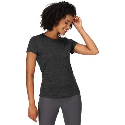 Regatta Fingal Edition Black Wicking Jersey T-Shirt - Women Regatta Fingal Edition Black Wicking Jersey T-Shirt - Women