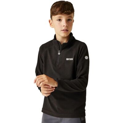 Regatta Jungen & Mädchen Loco Reißverschluss Micro-Fleece-Jacke - Schwarz - 7-8 Jahre Regatta Jungen & Mädchen Loco Reißverschluss Micro-Fleece-Jacke - Schwarz - 7-8 Jahre