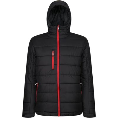 Regatta Navigate Thermal Jacket - Insulated, Black/Red, Size L Regatta Navigate Thermal Jacket - Insulated, Black/Red, Size L