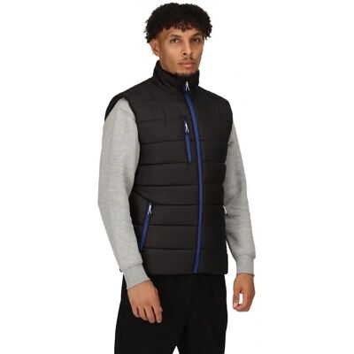 Regatta Navigate Mens Black Body Warmer - Waterproof, Recycled Padding Regatta Navigate Mens Black Body Warmer - Waterproof, Recycled Padding