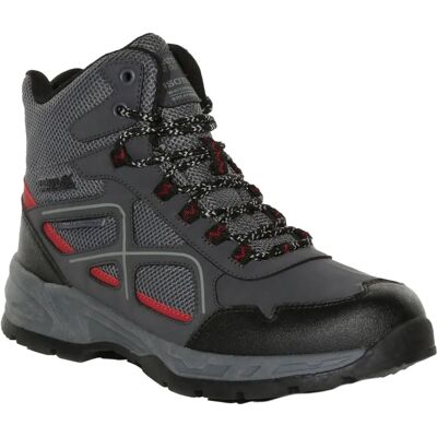 Regatta Vendeavour Waterproof Walking Boots - Men - Grey and Red Regatta Vendeavour Waterproof Walking Boots - Men - Grey and Red