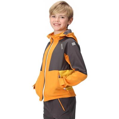 Regatta Haydenbury Vattentät Softshell Jacka - Barns Orange Pepper Californian Gul - 7-8 år Regatta Haydenbury Vattentät Softshell Jacka - Barns Orange Pepper Californian Gul - 7-8 år