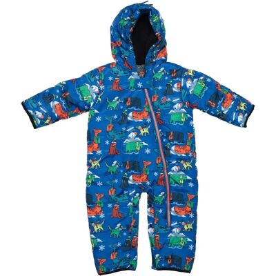 Dare 2b - Dětský izolovaný snowsuit Bambino II - Modré Arktické Zvířata Dare 2b - Dětský izolovaný snowsuit Bambino II - Modré Arktické Zvířata