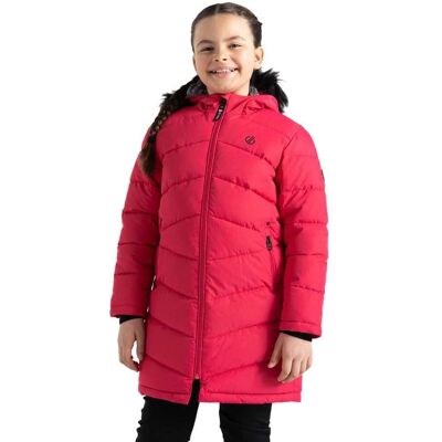 Dare2b Striking III Padded Jacket - Girls Berry Pink Winter Coat Dare2b Striking III Padded Jacket - Girls Berry Pink Winter Coat